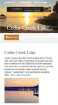 Mobile Screenshot of cedarcreeklake.com